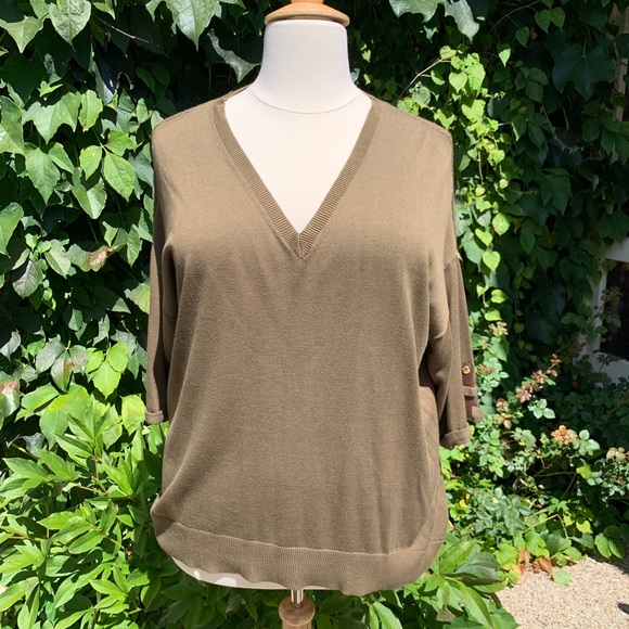 MICHAEL Michael Kors Sweaters - NWT MICHAEL KORS Military Sweater, 3X